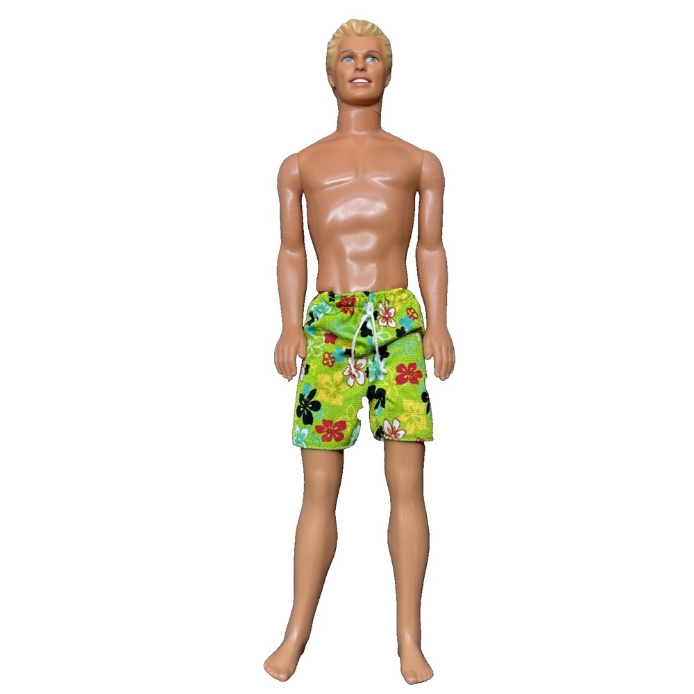 Vintage SUN SENSATION KEN BARBIE Doll Swim Trunks Mattel 1991‎